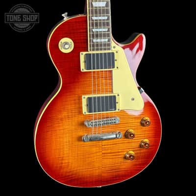 Used 2000 Epiphone Les Paul MIK w/EMGs Cherry Sunburst w/case TSU25190 image 4