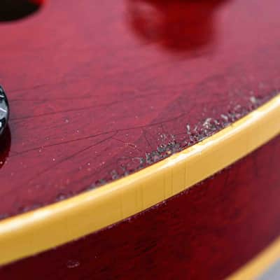 Gibson 1961 ES335 Reissue Sixties Cherry Heavy Aged image 12