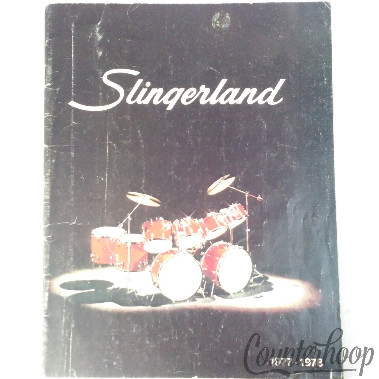 Slingerland 1977 Drum Catalog -Buddy Rich Set+TDR Snare+Kashian Cymbals Vintage — main photograph