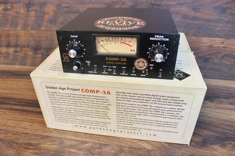 REVIVE-AUDIO-MODIFIED-GOLDEN-AGE COMP 3A OPTO-COMPRESSOR-CINEMAG-TRANSFORMER-MODS image 1