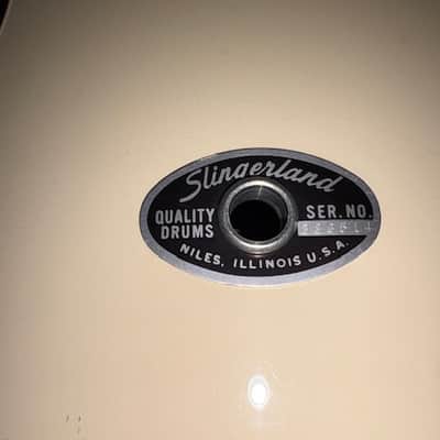 Slingerland No. 140 (Standard Tom-Tom) 1978-1979 - White Glossy image 3