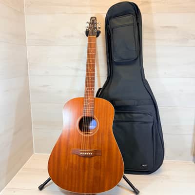 Seagull S6 Mahogany Deluxe SG A/E Acoustic-Electric Guitar w/ Gig Bag Made in Canada 2008 image 13