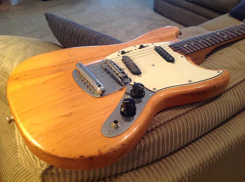 1966 Fender Mustang - Natural Worn Relic