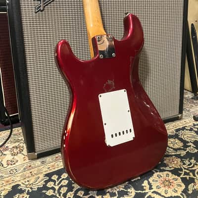 Fender Stratocaster Rosewood 1966 Candy Apple Red image 2