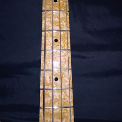 SusBass Custom Jazz Bass Beautiful Birdseye Maple Gotoh Flexcore 4 Band Preamp 8.8 lbs image 5