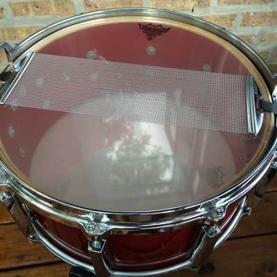 Tama Artwood Birch Snare 6.5x14 - AW336 1986 Cherry Wine image 3