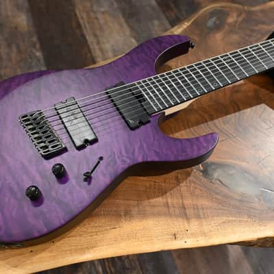 Legator N8FSS-PR Purple QM Multi Scale 8-String #355 image 17