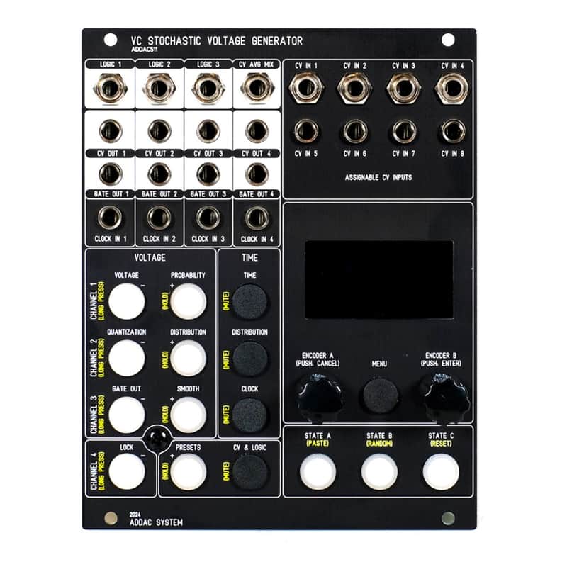 ADDAC 511 VC Stochastic Voltage Generator Eurorack Module (ADDAC511) image 1