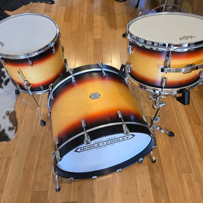 Drum Kits - Noble & Cooley 16x22 8x13 14x16 Horizon Series Drum Kit (Vintage Sunburst Satin) image 2