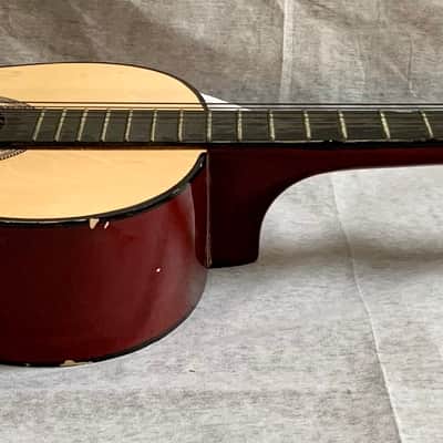 CRESCENT Acoustic Classical Guitar 100% Handmade 38” Fair Condition image 3