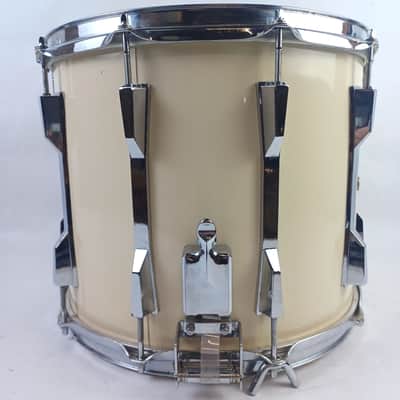 CB Drums 12x14"10Lug CB700 Marching Parade Snare Drum Piano White Wrap 8Pl Kaman image 3