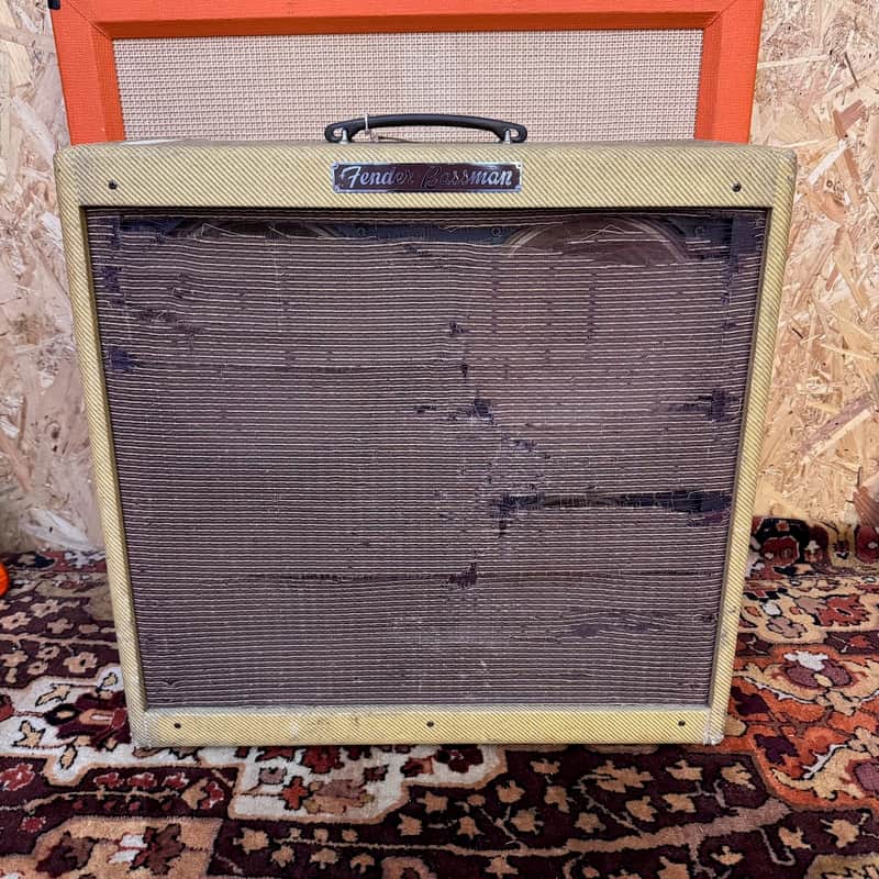 Vintage 1991 Fender Bassman 5F6-A 4x10 Tweed RI Valve Amplifier *Ex Eric Clapton* image 1