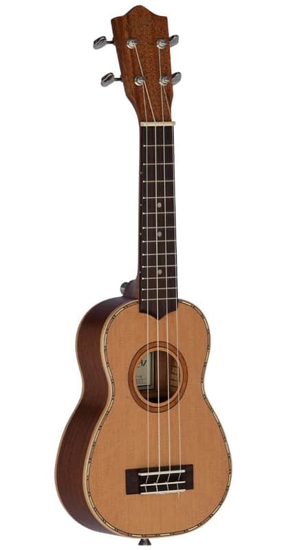 Lanikai CDST-S Cedar Solid Top Soprano Ukulele image 1