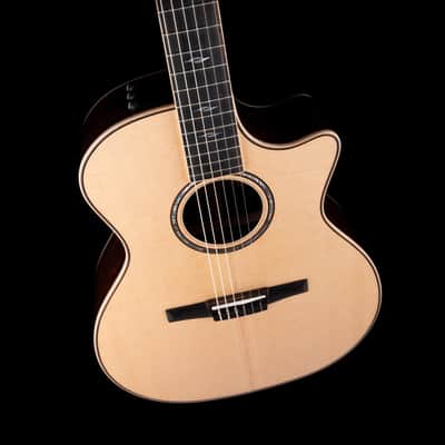 Taylor 814ce-N Nylon String Acoustic Electric Guitar Natural With Case image 4