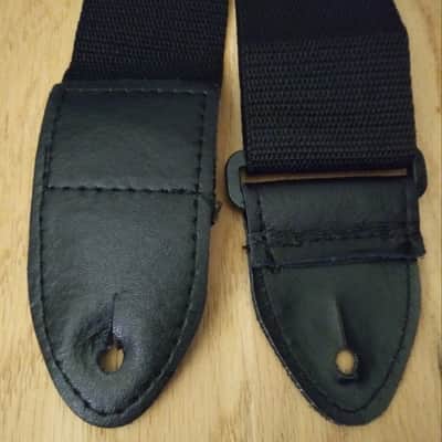 Electric Guitar Strap (Black Nylon) image 5