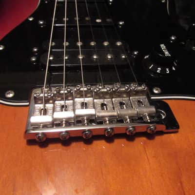 Fender Stratocaster AM SPEC STRAT HSS RW 3TSB 2013 - Tobacco Sunburst image 7