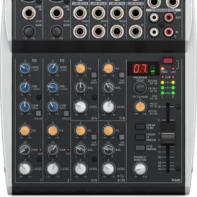Behringer Xenyx 1002SFX 10-channel Analog Streaming Mixer (1002SFXd2) image 1