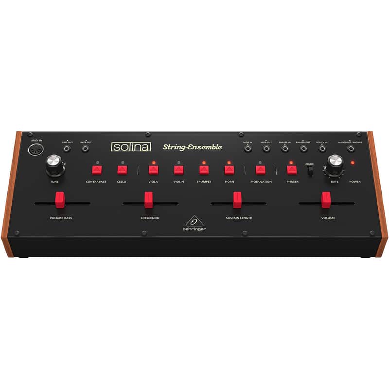 Behringer Solina String Ensemble 49-Voice Synthesizer 2023 - Present - Black image 1