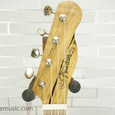 Fender Zuma Exotic Concert Ukulele - Natural Spalted Maple image 14