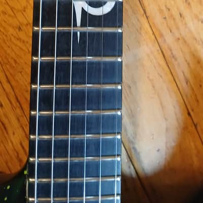 Solar Guitars A2.6 - Toxic Green Splatter image 8