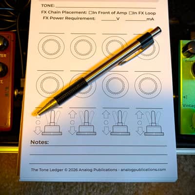 The Tone Ledger - Keep Track of Your Amp and Pedal Tones Worry-Free (Great Gift for Guitar, Bass, Keyboard Users) image 6