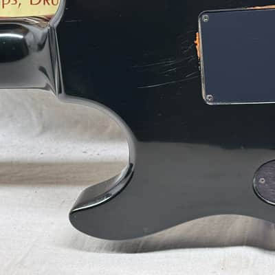 Hamer USA Chaparral Guitar with Case - Black - headstock repaired! image 13