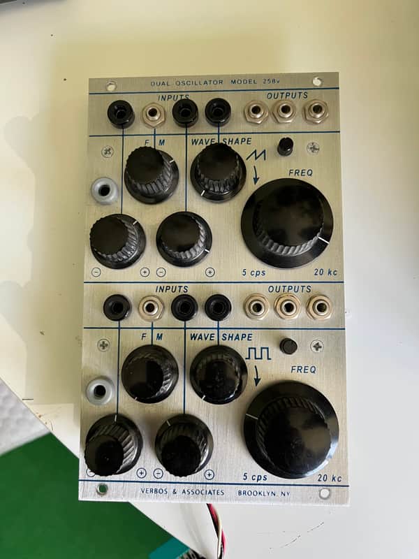 Verbos Electronics 258v rev1 2010 - Silver - Buchla Format image 1