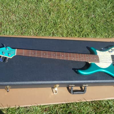 Pedulla USA Rapture RB 5 String Bass Metallic Teal Green with Original Case Bartolini image 1