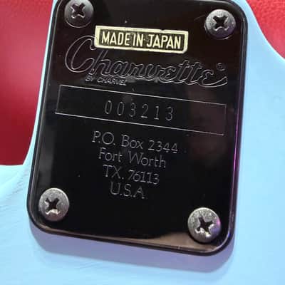 Charvel Charvette 1980-1990 - Matte Sky Blue image 8