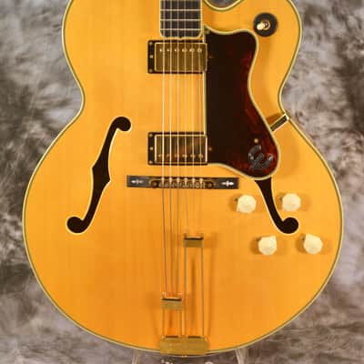 2006 Epiphone Elitist Broadway Guitar in OHSC - Antique Natural image 1