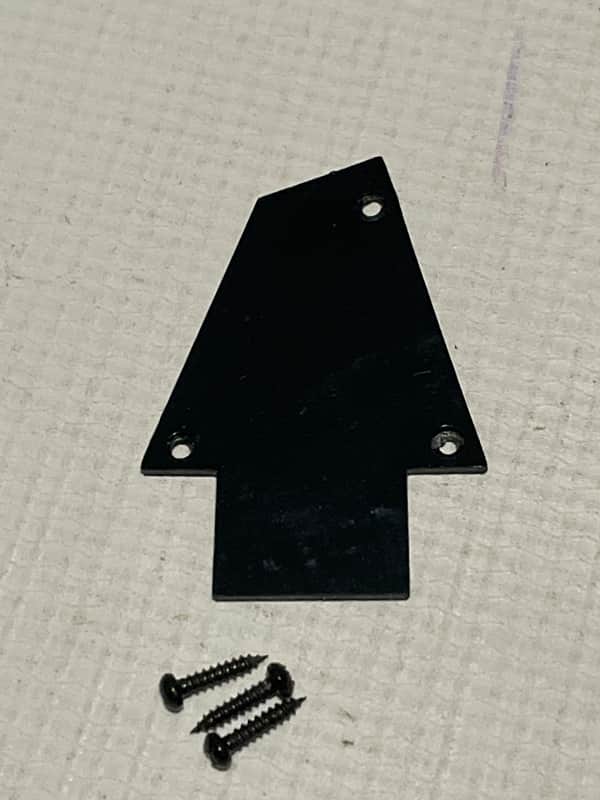 2000's Indonesian Ibanez RG & S Series Electric Guitar Black Truss Rod Cover 1 Ply image 1