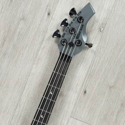 Ernie Ball Music Man Bongo 4 HH Bass, Ebony Fretboard, Titan Gray image 8