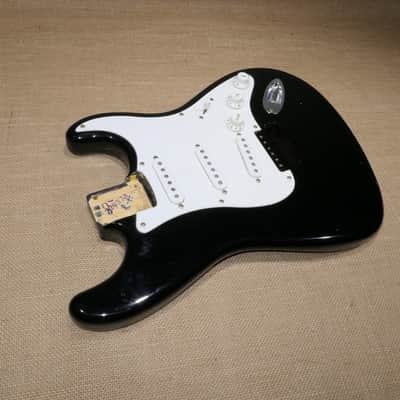 Body Loaded Black, 2002 Squier Affinity Strat image 2