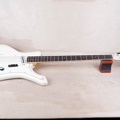 Yamaha SB-2A Flying Samurai Bass MIJ 1968 Peal White Vintage Made in Japan w/ Hard Case image 3