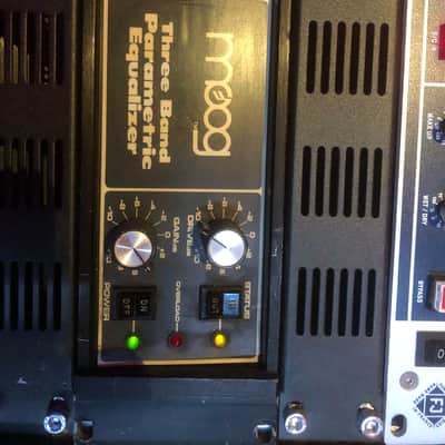 Moog MKPE Three Band Parametric Equalizer 1970s - Black image 5