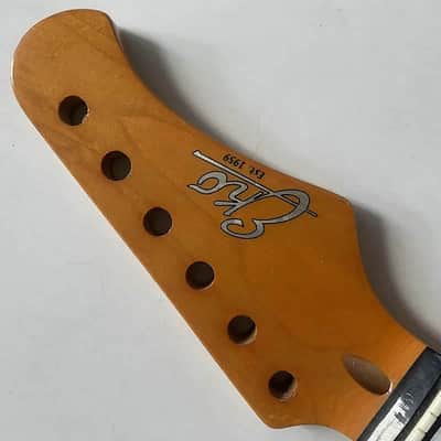 Eko Guitar Maple Wood Strat Style Neck, Rosewood Fingerboard 22 Frets image 9