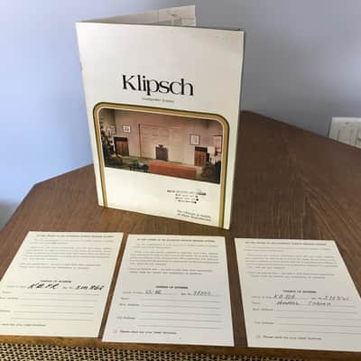Vintage Klipschorn Corner Horn and Lascala 3-speaker master stereo system image 24