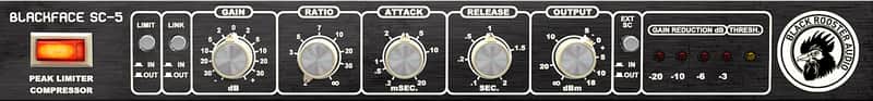 Black Rooster Audio Black Panel SC-5 80s VCA Compressor image 1