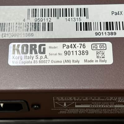 Korg PA4X 76 Note Arranger Workstation Keyboard; Serial No: 9011389 | Second Hand image 13