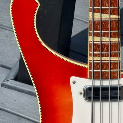 Rickenbacker 4001 "Mono" Bass 1968 - a dead mint Fireglo example w/an original Bill of Sale ! image 12