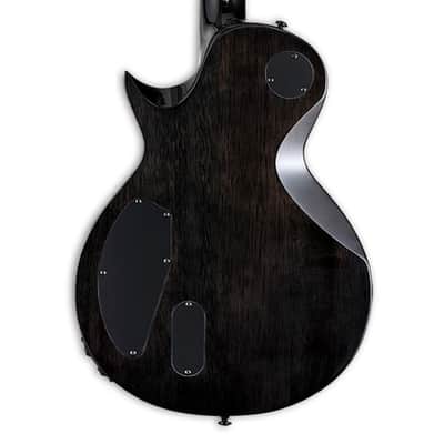 ESP LTD EC-1000 Electric Guitar w/Piezo - See Thru Black image 7