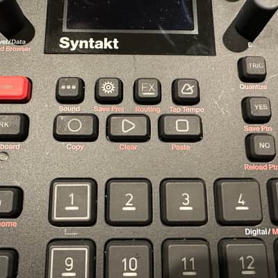 Elektron Syntakt 12 Track Drum Computer & Synthesizer 2022- Present Black image 2