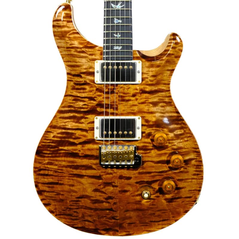 PRS Wood Library DGT Electric Guitar with Bird Inlays - Copperhead with Natural Back image 1