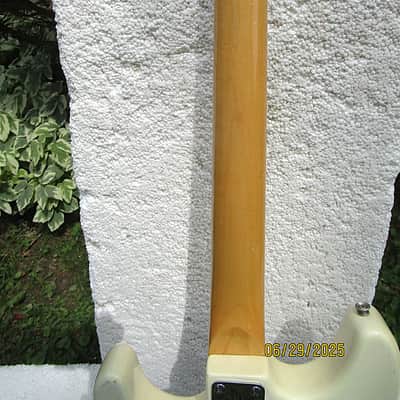 Cruise Stratocaster Guitar, 1980's, Made In Korea, White, Clean image 11