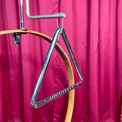 Vintage 8" Orchestral Steel Ribbed Triangle image 4