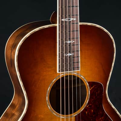 Bourgeois L-DBO 12-Fret Artist Custom Figured Walnut and Aged Tone Bearclaw Sitka Spruce Sunburst NEW image 7