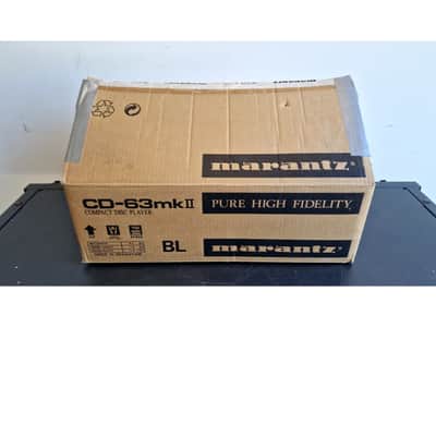 Marantz CD-63 MkII KI Signature - CD Players - Black - Excellent w/ Original Box image 2
