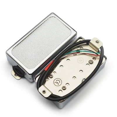 Chrome Alnico 5 LP SG Style Guitar Neck Bridge Humbucker Pickups image 2