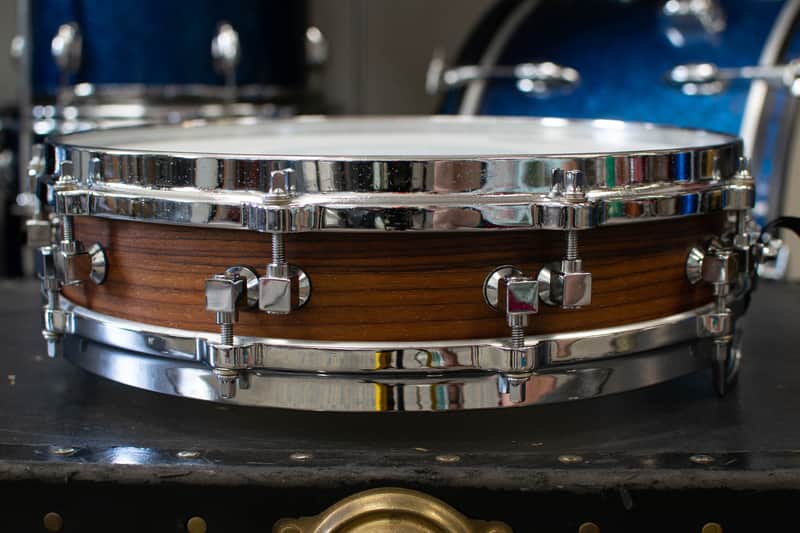 1990s Tama 3.25x14 Rosewood Piccolo Snare Drum | Reverb