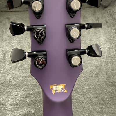 2021 ESP Eclipse CTM I FT Reversed Flag Inlays - Purple Satin (One and only) Mint/Like B-New! image 14
